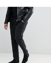 ASOS DESIGN Plus Skinny Twisted Seam Jeans In Black