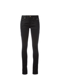 Saint Laurent Raw Low Waisted Skinny Jeans