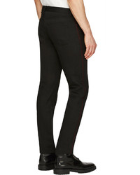 Burberry Regital Skinny Jeans Wcontrast Piping Black