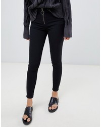 Dr. Denim Rex Mid Rise Skinny Jean With Exposed Zipper