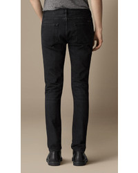 Burberry Shoreditch Black Hand Sanded Skinny Fit Jeans