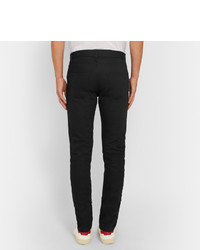 Saint Laurent Skinny Fit 15cm Hem Denim Jeans