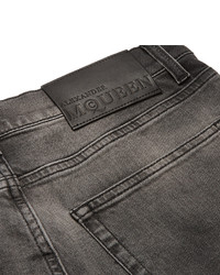 Alexander McQueen Skinny Fit Dgrad Stretch Denim Jeans