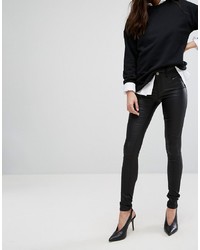 Vila Skinny Jeans In Black