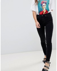 New Look Skinny Jeans With High Rise In Black