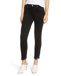 7 For All Mankind Spliced Hem Ankle Skinny Jeans