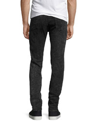 rag & bone Standard Issue Fit 1 Slim Skinny Jeans Black