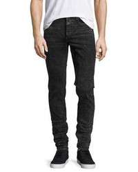 rag & bone Standard Issue Fit 1 Slim Skinny Jeans Black