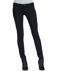 True Religion Stella Black Ponte Skinny Jeans