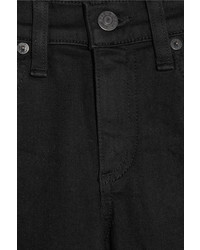 Rag & Bone Stevie Capri Cropped Mid Rise Skinny Jeans Black