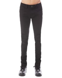 HVMAN Strat Super Skinny Stripe Jeans In Black At Nordstrom