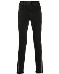 Cavalli Class Stripe Detail Slim Fit Jeans