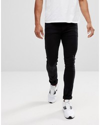 Religion Super Skinny Fit Jeans With Low Rise In Black