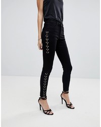 Signature 8 Super Skinny Jean With Ring Details