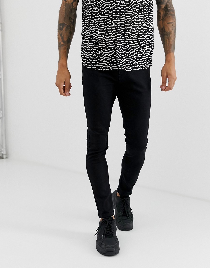 Bershka Super Skinny Jeans In Black 14 Asos Lookastic