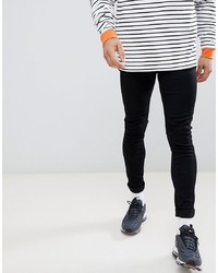 LDN DNM Super Skinny Spray On Jeans In Black