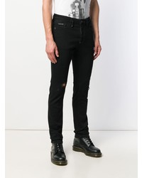 Philipp Plein Super Straight Cut Skull Jeans