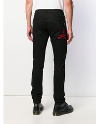 Philipp Plein Super Straight Cut Skull Jeans