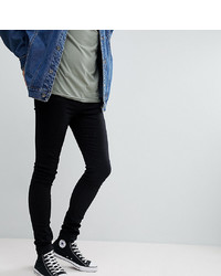 ASOS DESIGN Tall Extreme Super Skinny Jeans In Black
