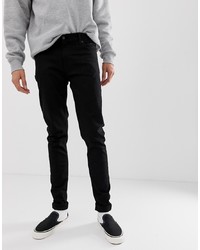Weekday Tall Form Super Skinny Jeans Stay Black