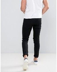 Cheap Monday Tall Jeans Tight Skinny Fit In New Black