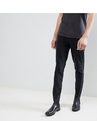 ASOS DESIGN Tall Skinny Twisted Seam Jeans In Black