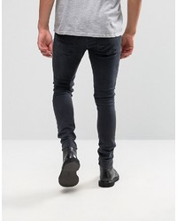 Asos Tall Super Skinny Jeans With Extreme Rips