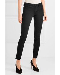 L'Agence The Chantal Low Rise Skinny Jeans Black