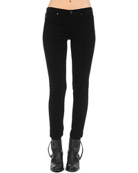 AG Jeans The Velvet Corduroy Legging Super Black