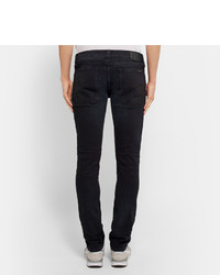 Nudie Jeans Tight Long John Skinny Fit Coated Organic Stretch Denim Jeans
