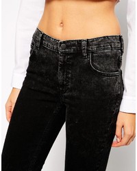 Just Female Washed High Waist Skinny Jeans