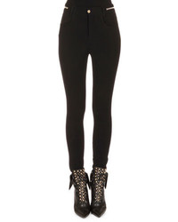 Givenchy Zip Trimmed Jean Leggings