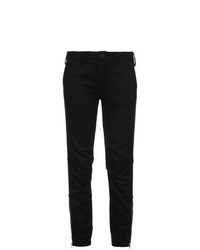 Mother Zipped Cropped Jeans
