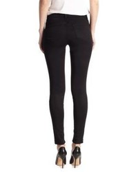 J Brand 485 Mid Rise Super Skinny Luxe Sateen Pant