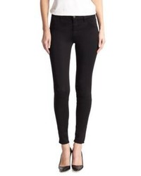 J Brand 485 Mid Rise Super Skinny Luxe Sateen Pant
