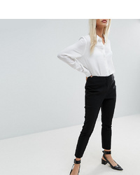 Asos Petite Asos Design Petite High Waist Trousers In Skinny Fit