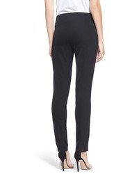 Lela Rose Catherine Stretch Sateen Ankle Pants