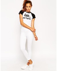 Asos Collection Skinny Pants With Extreme High Waist