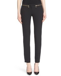 Versace Collection Zip Detail Skinny Cady Ankle Pants