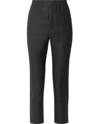 Saint Laurent Cropped Med Wool And Track Pants