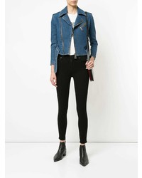 Nobody Denim Cult Skinny Ankle Powerblk