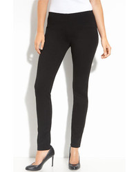 Eileen Fisher Skinny Ponte Knit Pants Black Small