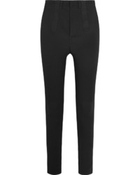 Givenchy High Rise Stretch Cotton Blend Skinny Pants