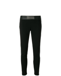 Versace Jeans Logo Plaque Cropped Trousers
