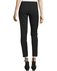 Michael Kors Michl Kors Collection Side Zip Skinny Cropped Pants Black