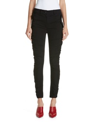 Robert Rodriguez Ruched Stretch Cotton Pants