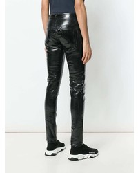 Rick Owens DRKSHDW Vinyl Look Skinny Trousers