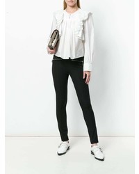 Michael Kors Collection Zip Detailed Skinny Trousers