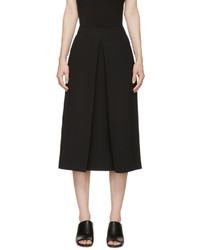 MCQ Alexander Ueen Black Pleat Front Skirt