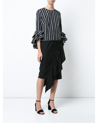 Milly Asymmetric Frilled Skirt